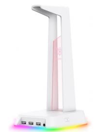 Stojak na słuchawki z podświetleniem RGB Onikuma ST2 (biały)